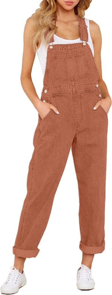 denim overalls for women