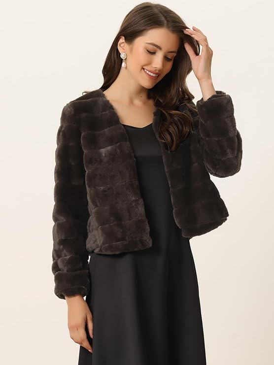 faux fur coat women