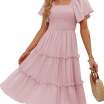 midi summer dresses for women