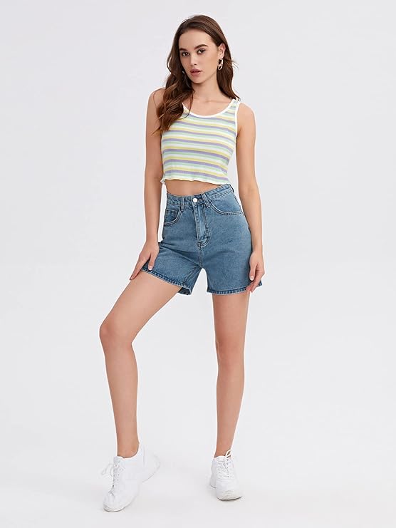 denim shorts women