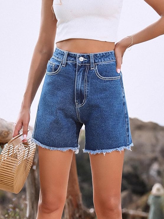 denim shorts women