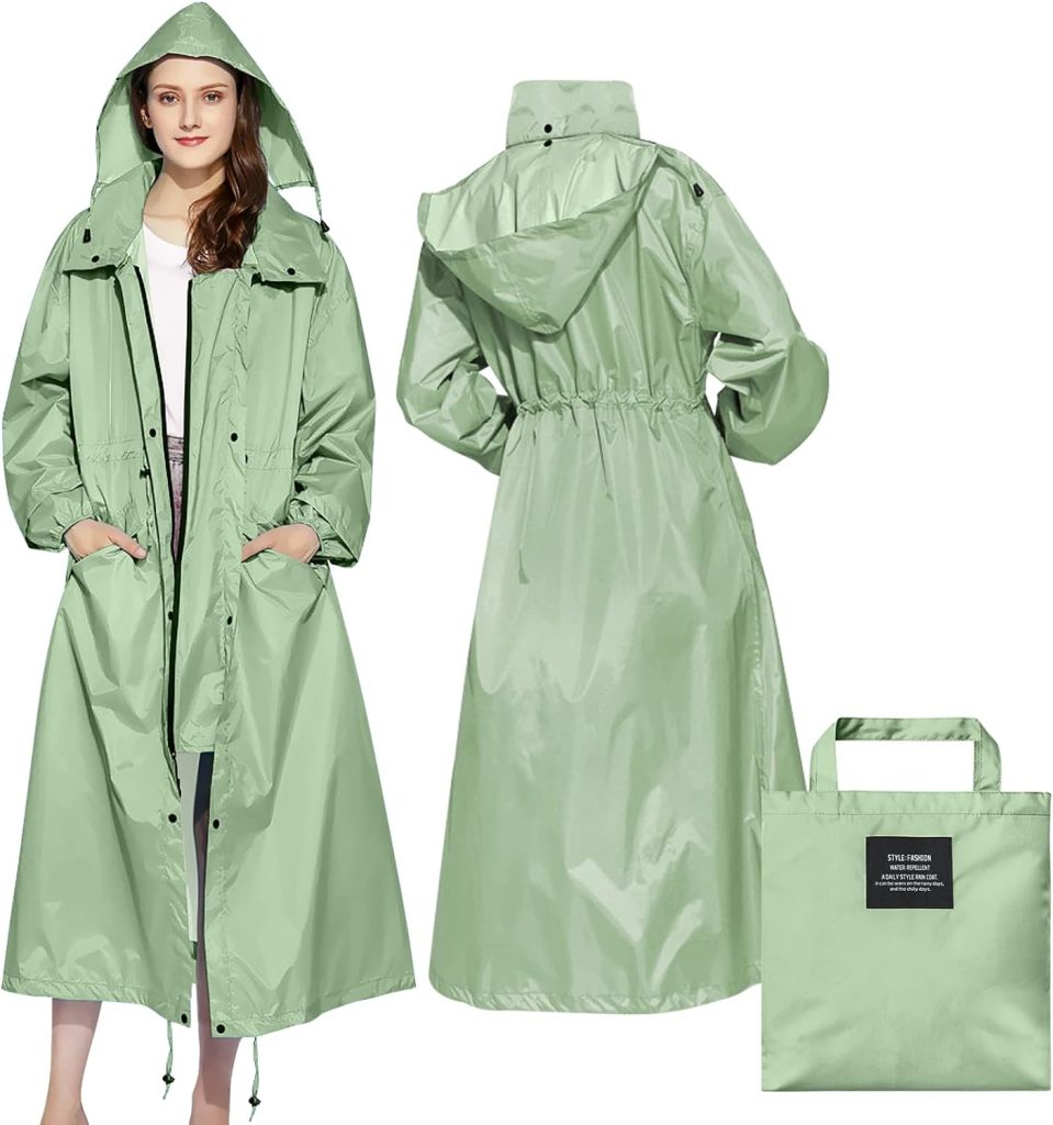 women's rain jacket with hood