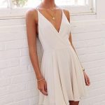 white cocktail dress