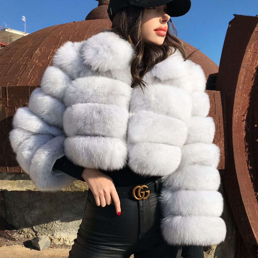 women's faux fur coat