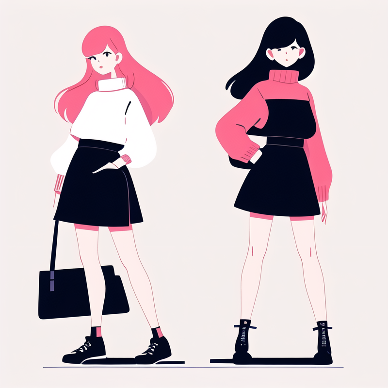 how to style a long black skirt
