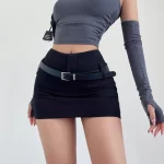 wrap skirt mini