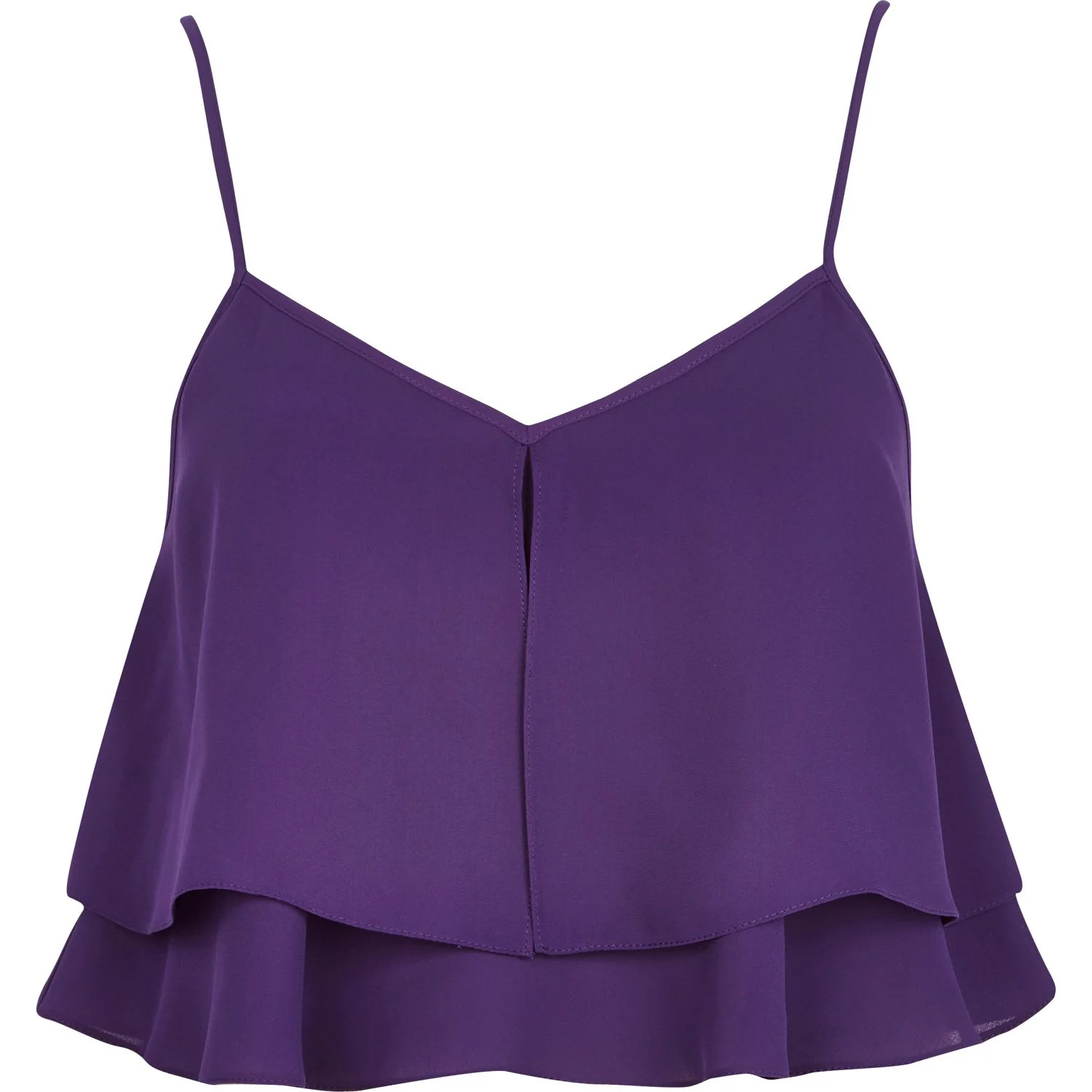 purple crop top