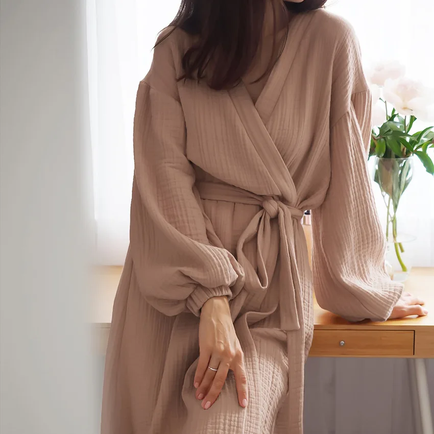 cotton wrap dress