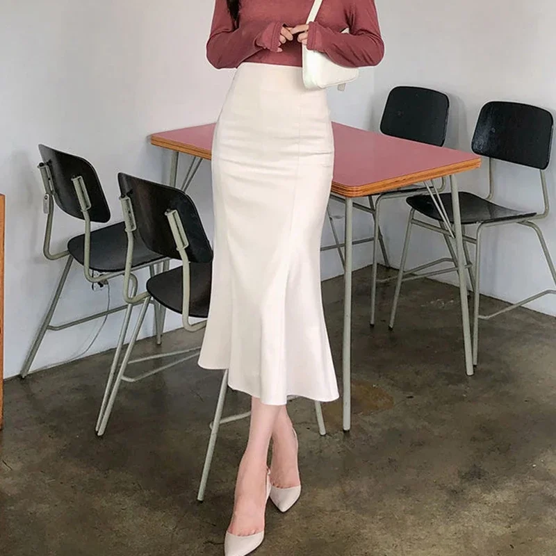 white skirt outfit
