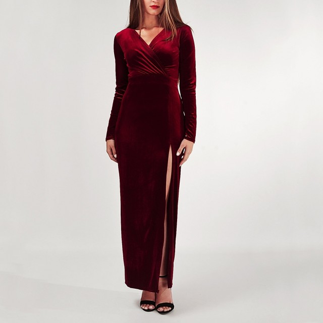 wrap dress wedding guest