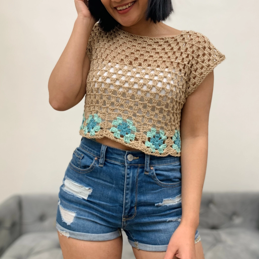 crochet crop top pattern