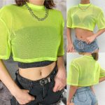 mesh crop top
