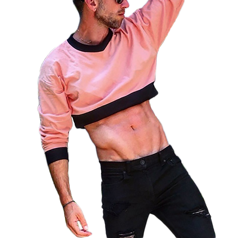 male crop top