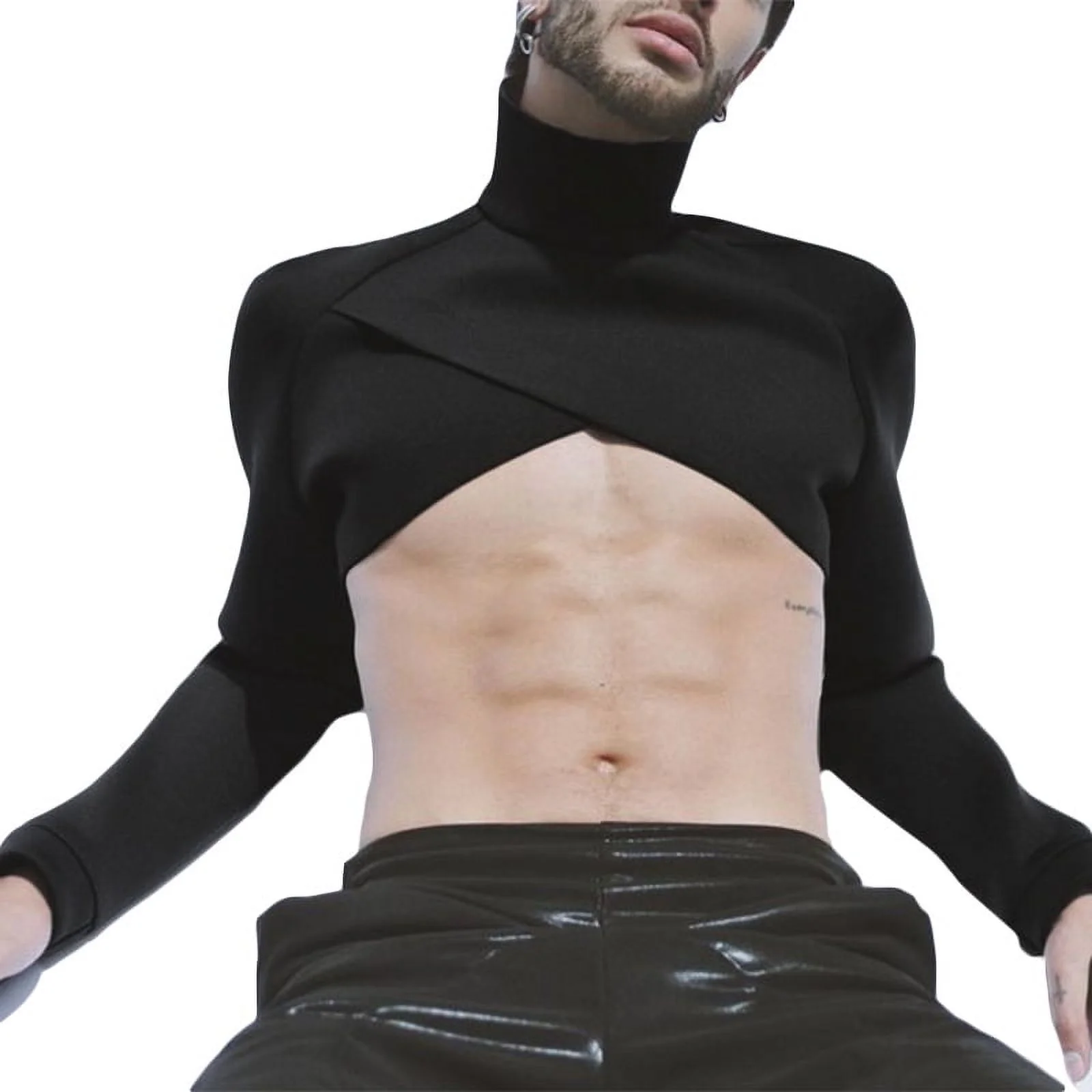 male crop top
