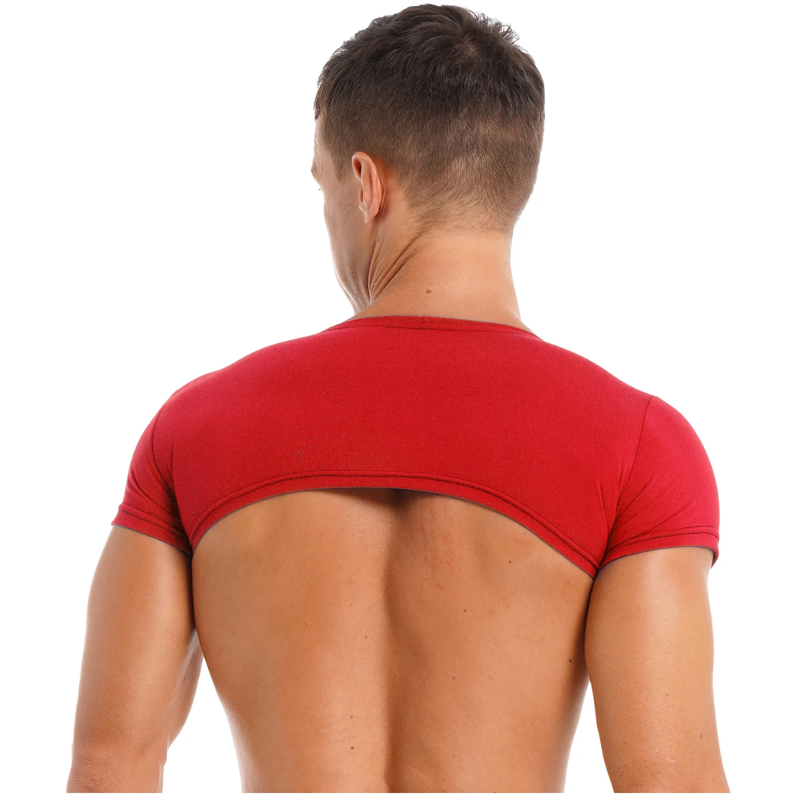 male crop top