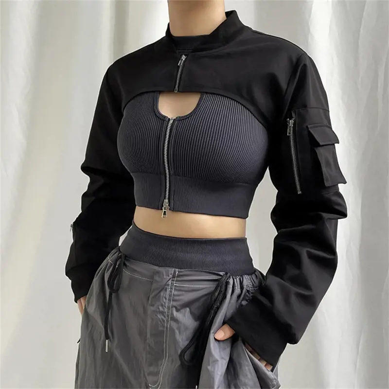 crop top jacket