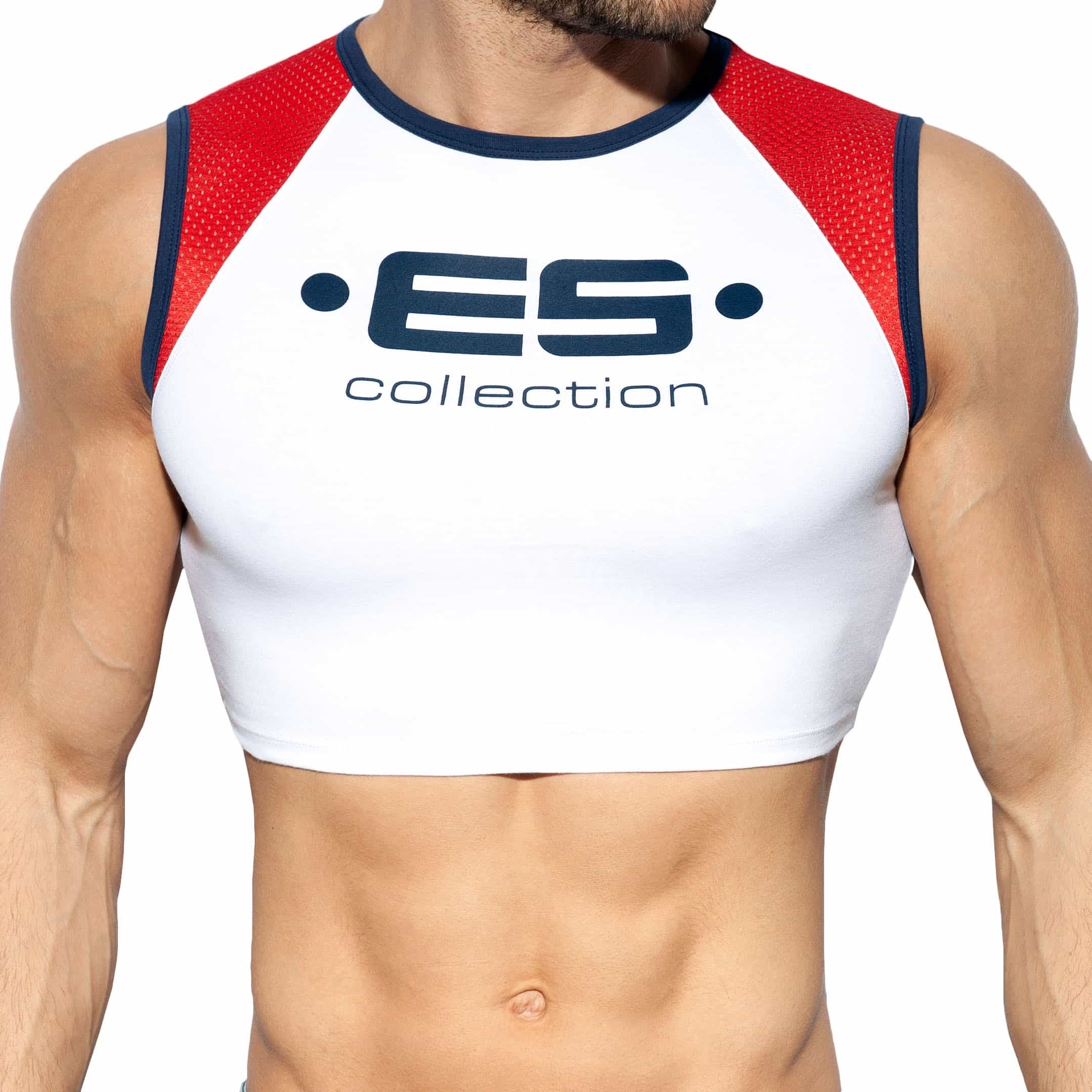 men crop top