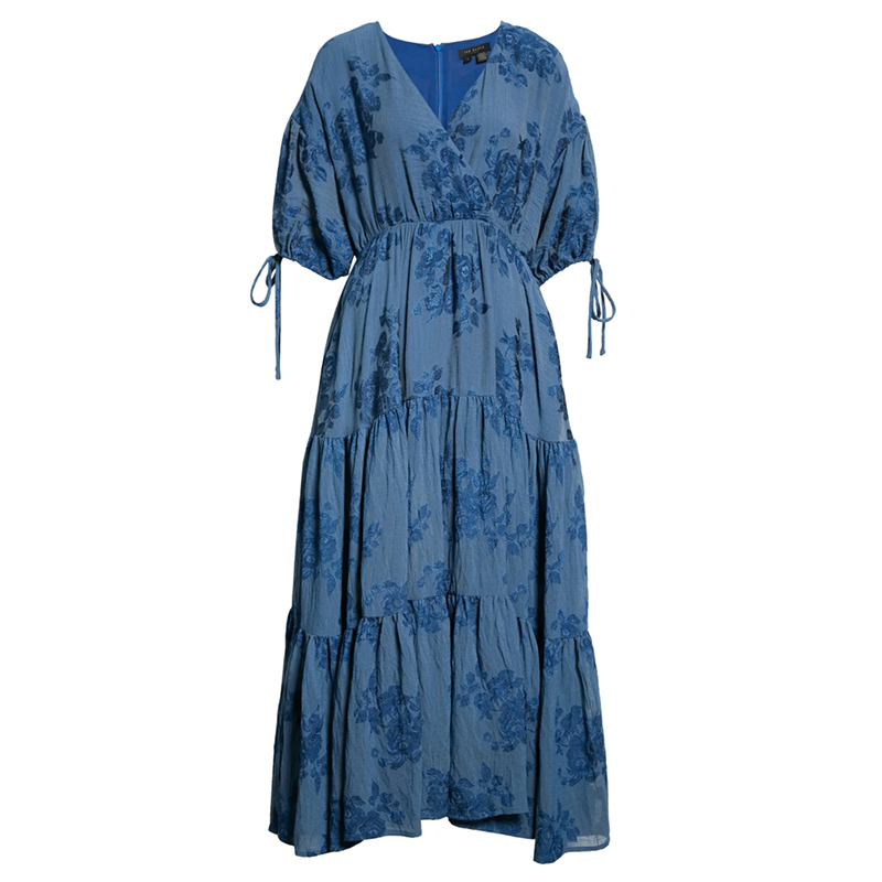faux wrap dress
