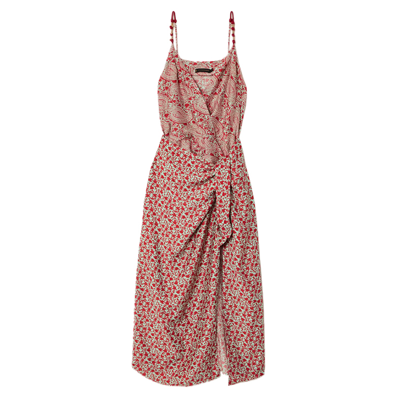 faux wrap dress