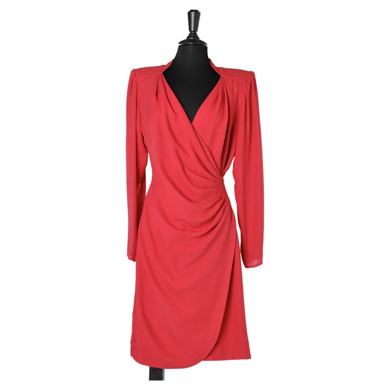 wrap cocktail dress
