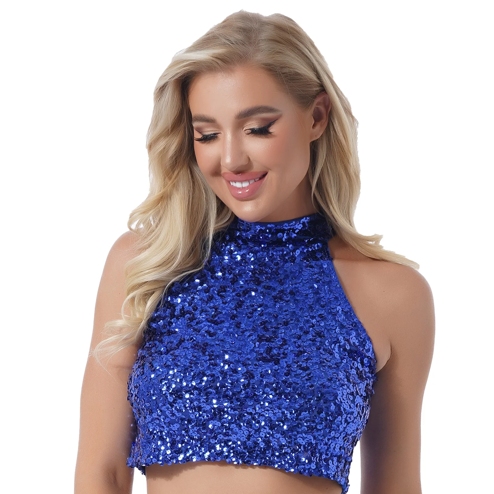 sparkly crop top