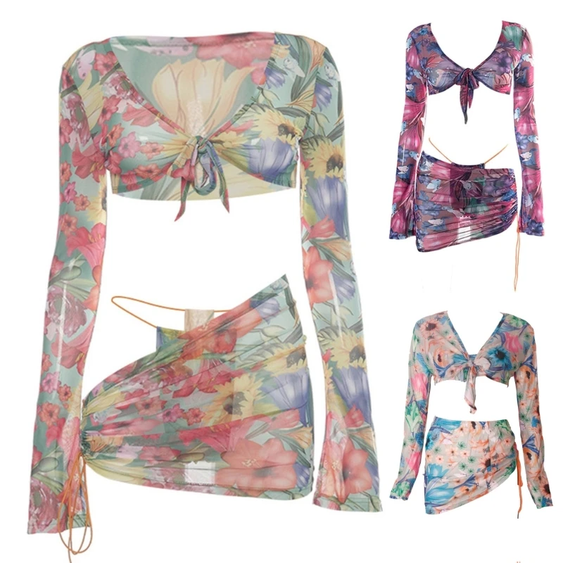 tie front crop top