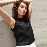 linen crop top