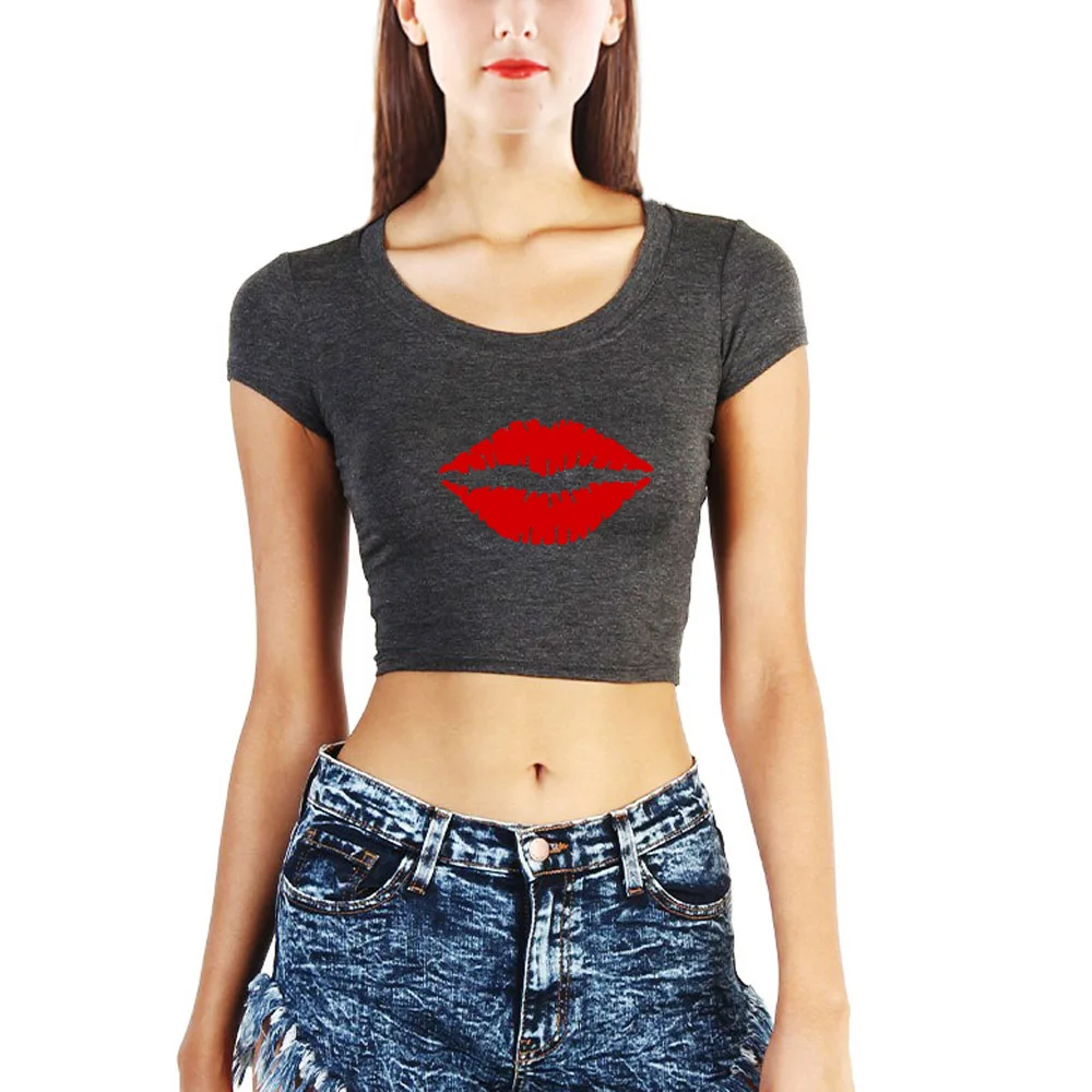 graphic crop top