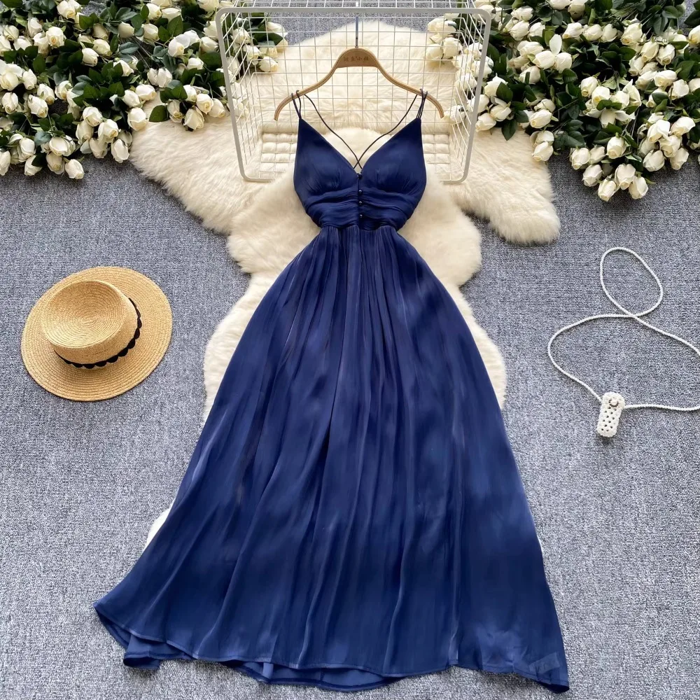 navy blue wrap dress