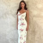 floral halter dress