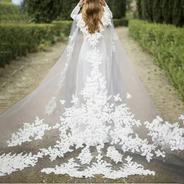 wrap wedding dress