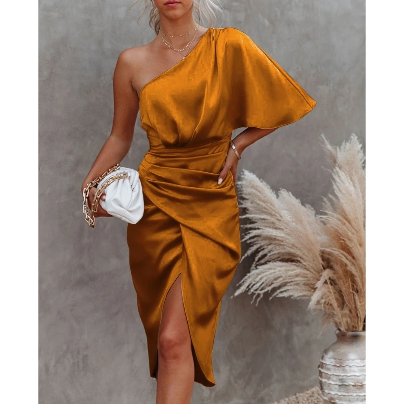 wrap front dress