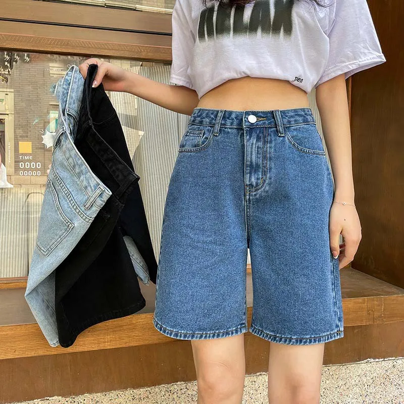 high-waisted shorts