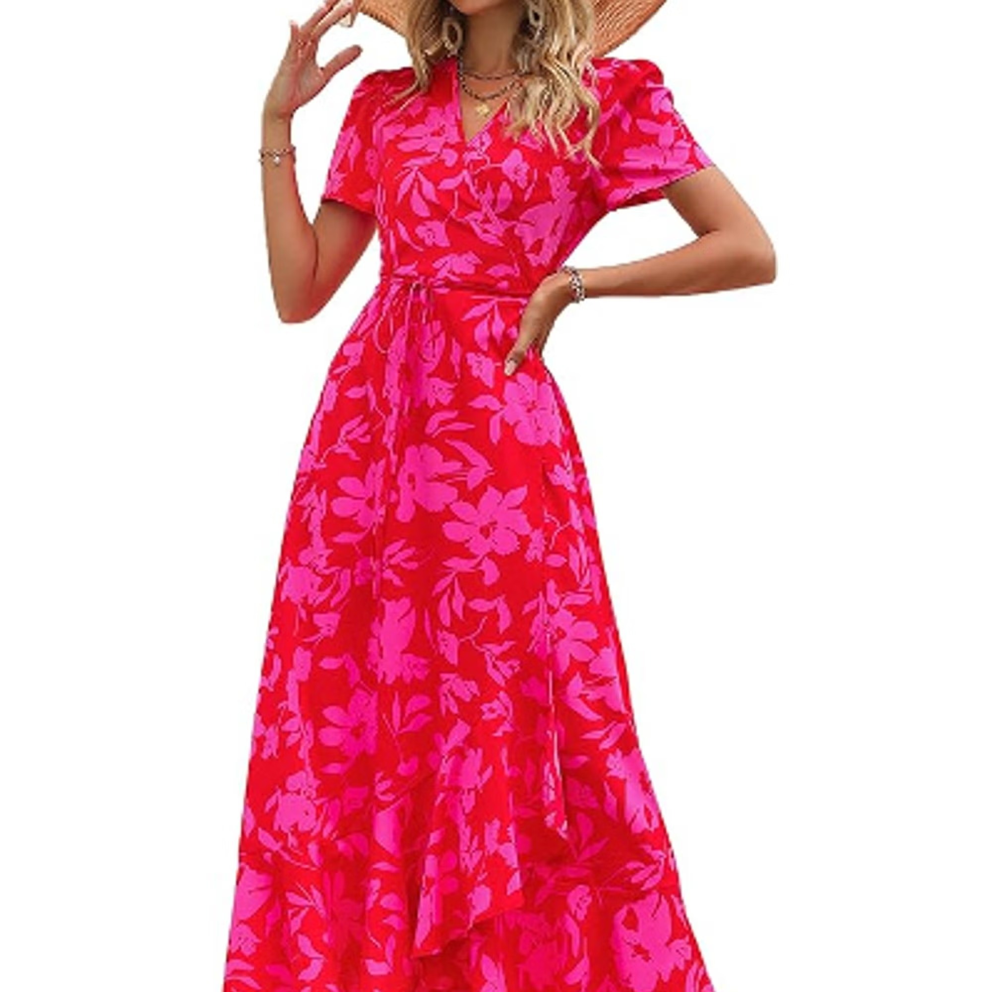 wedding guest wrap dress