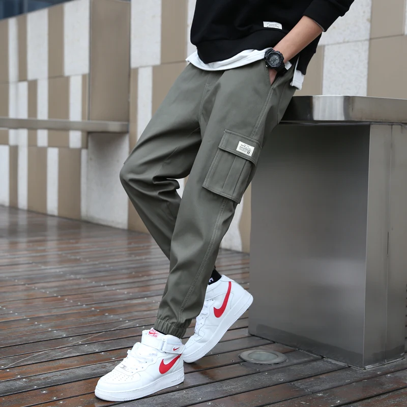 green cargo pants