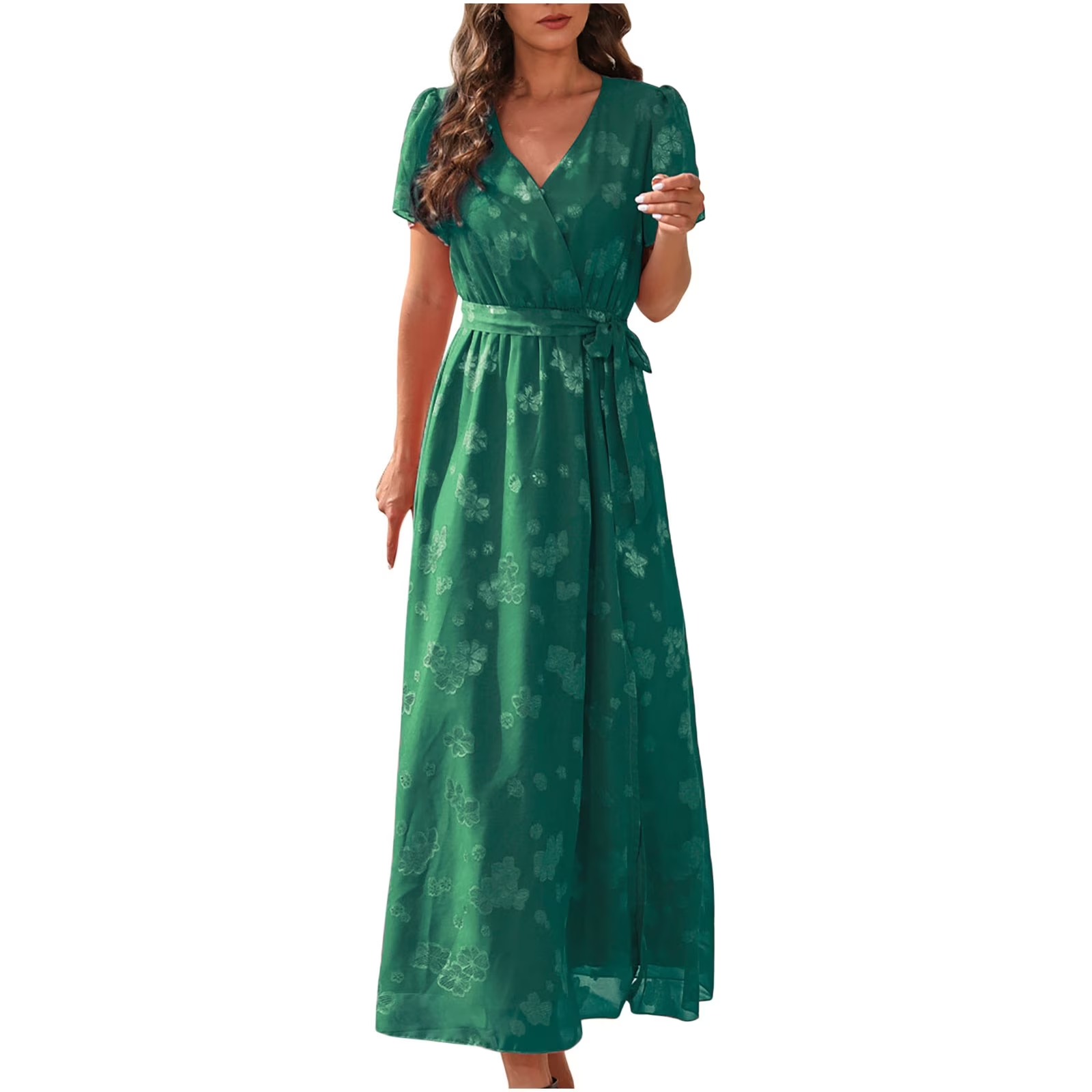 wrap tie dress