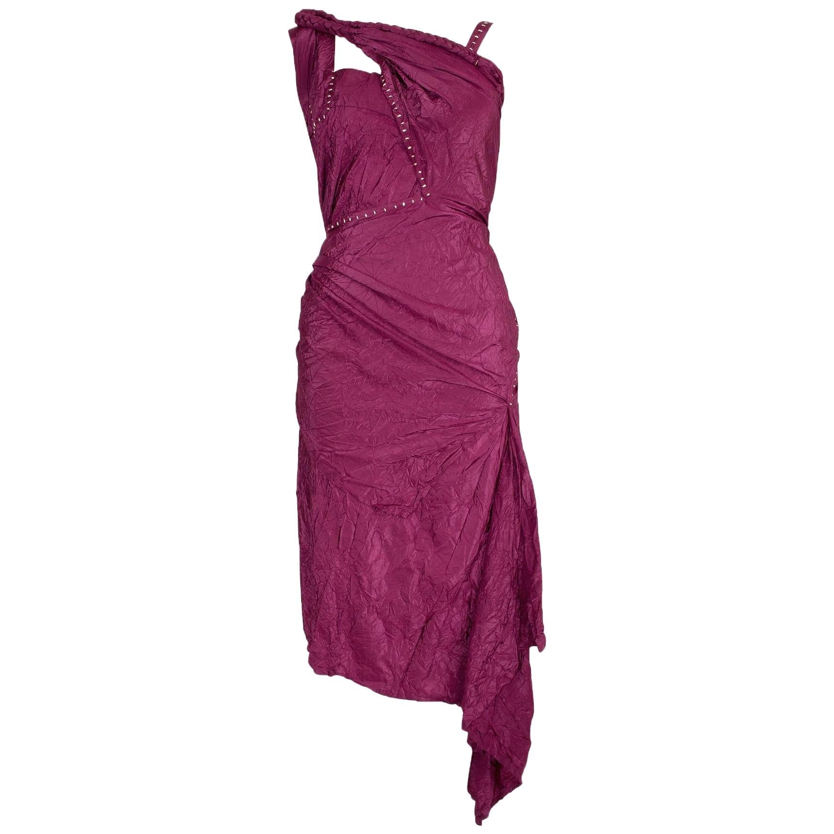 wrap tie dress