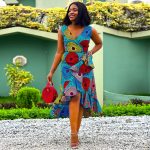 african wrap dress