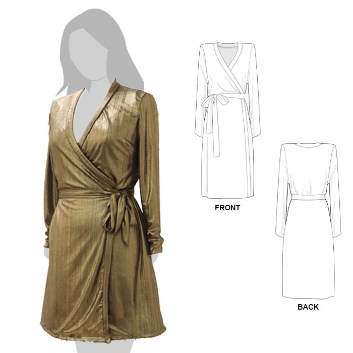 wrap dress sewing pattern
