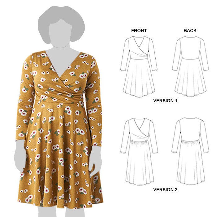 wrap dress sewing pattern