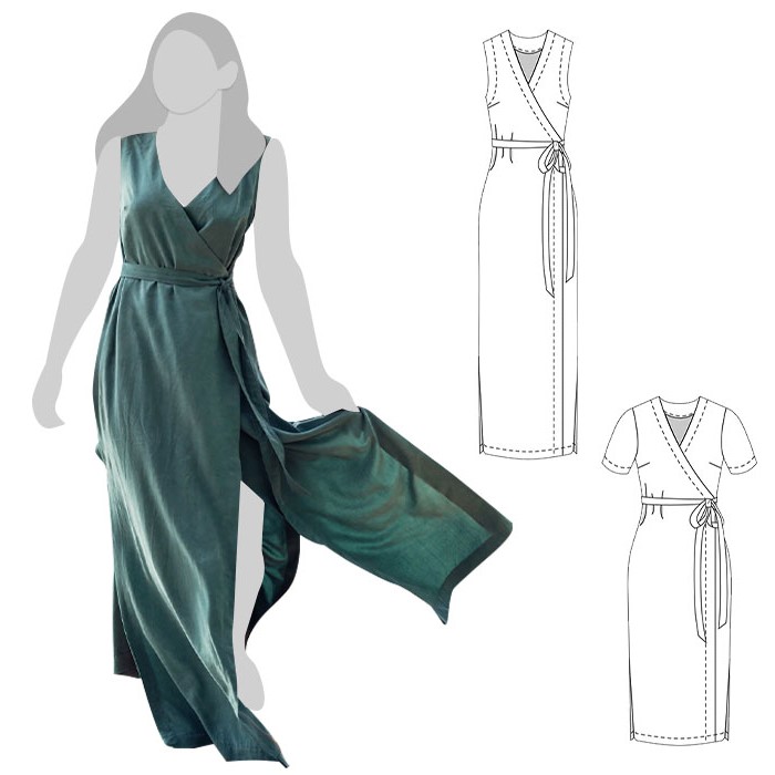 wrap dress sewing pattern