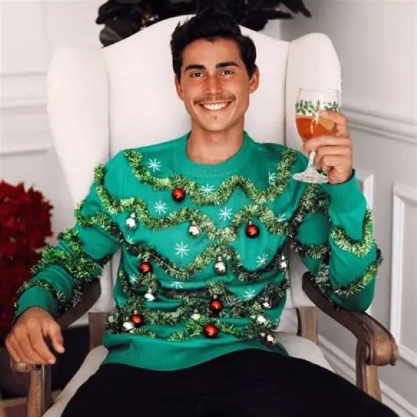 christmas party male clothing