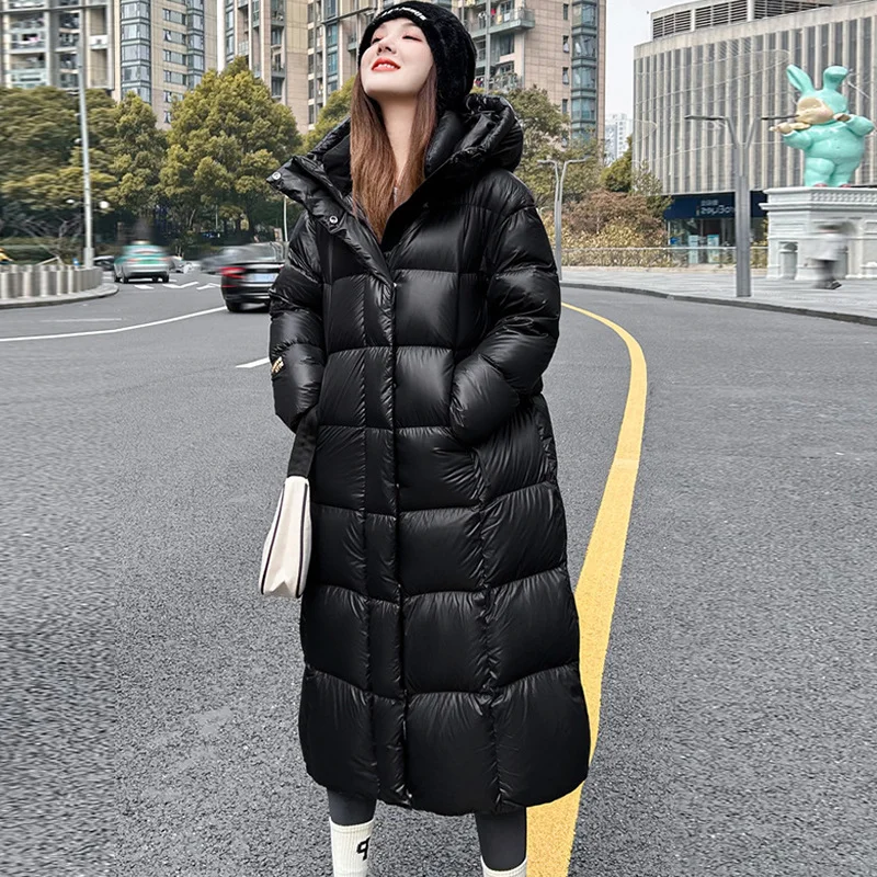 black quilted coat