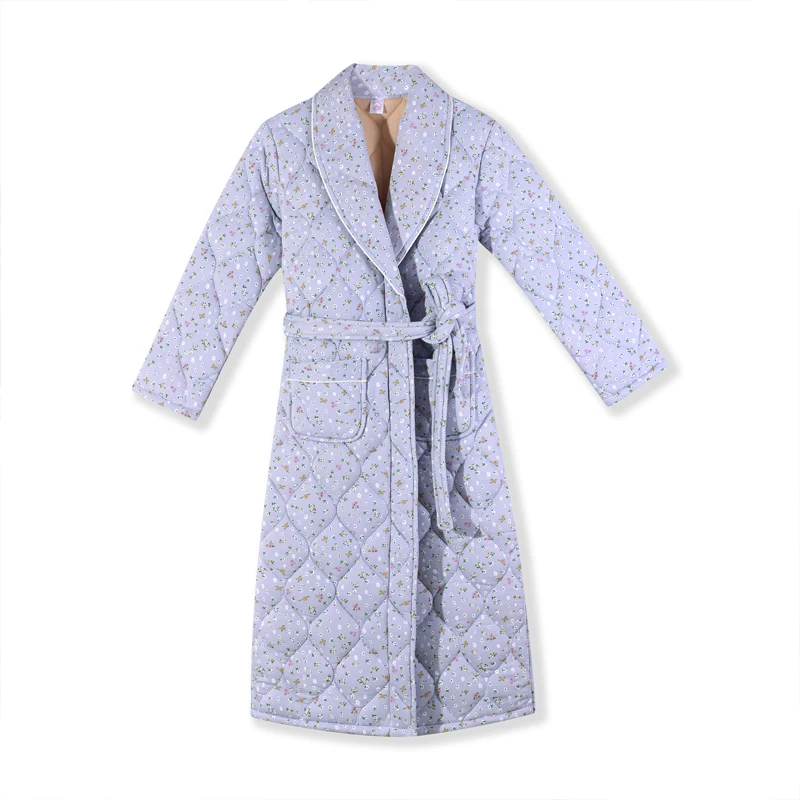 quilted house coat