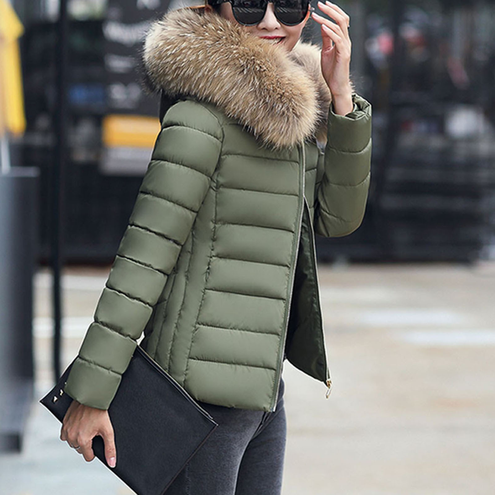 lightweight quilted coat
