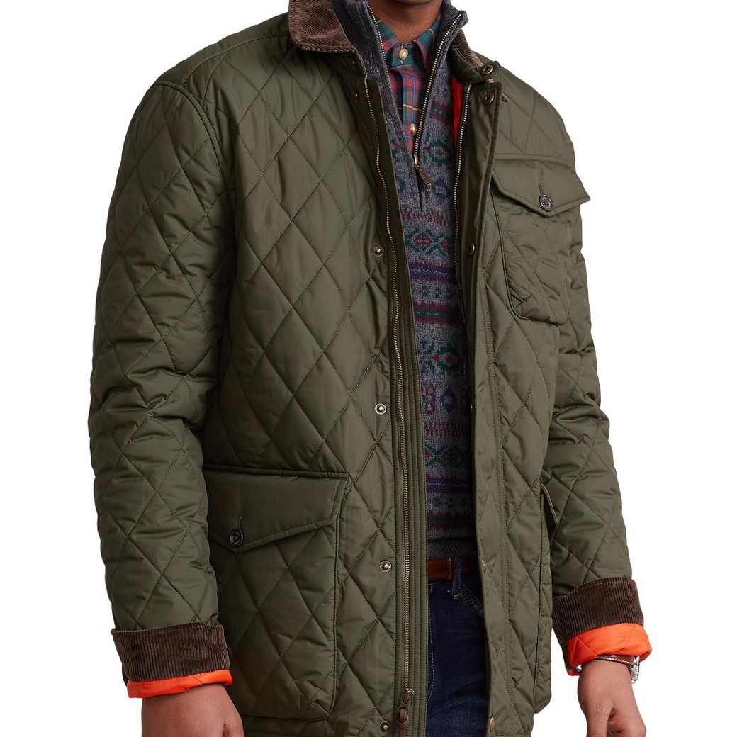 ralph lauren quilted coat