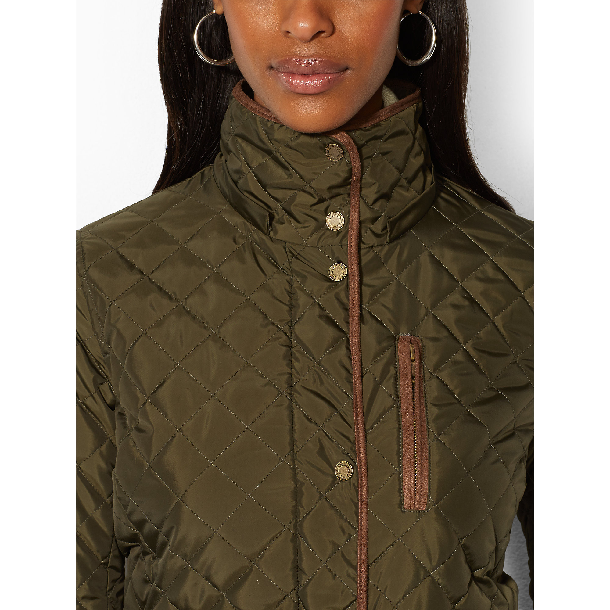 ralph lauren quilted coat