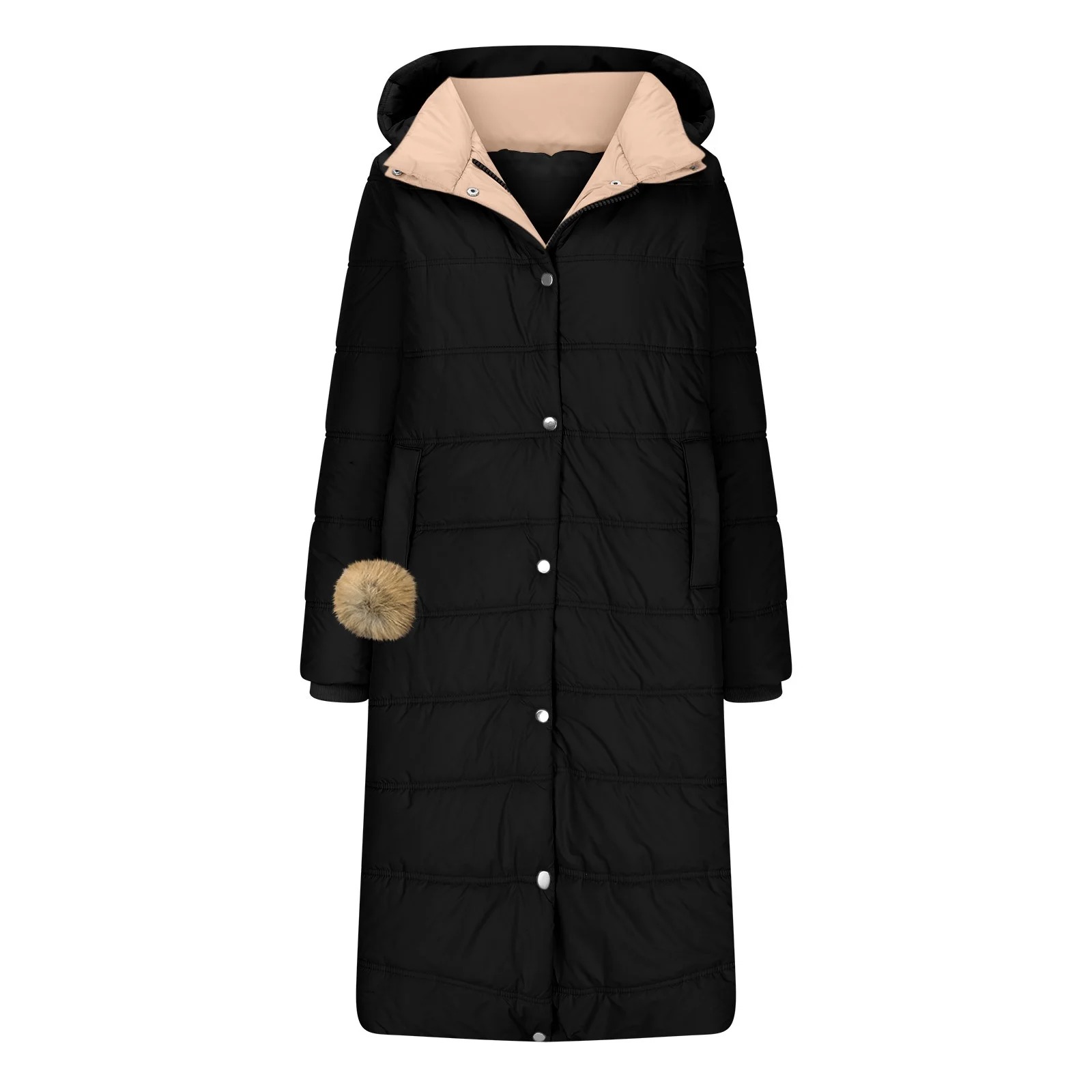 quilted coat with hood