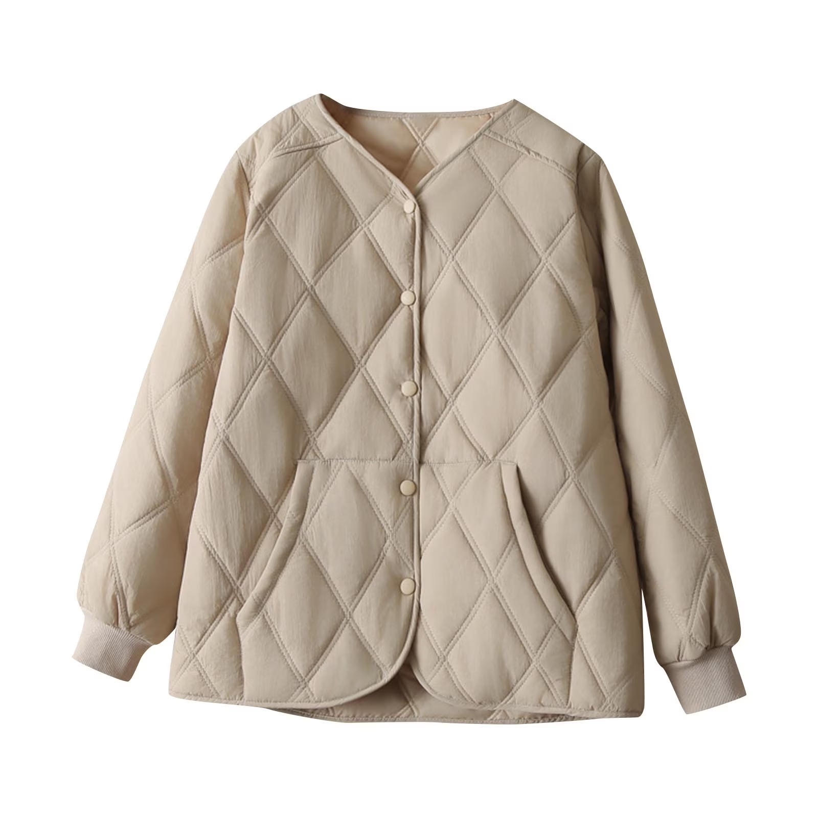women quilted coat