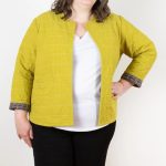 plus size quilted coat